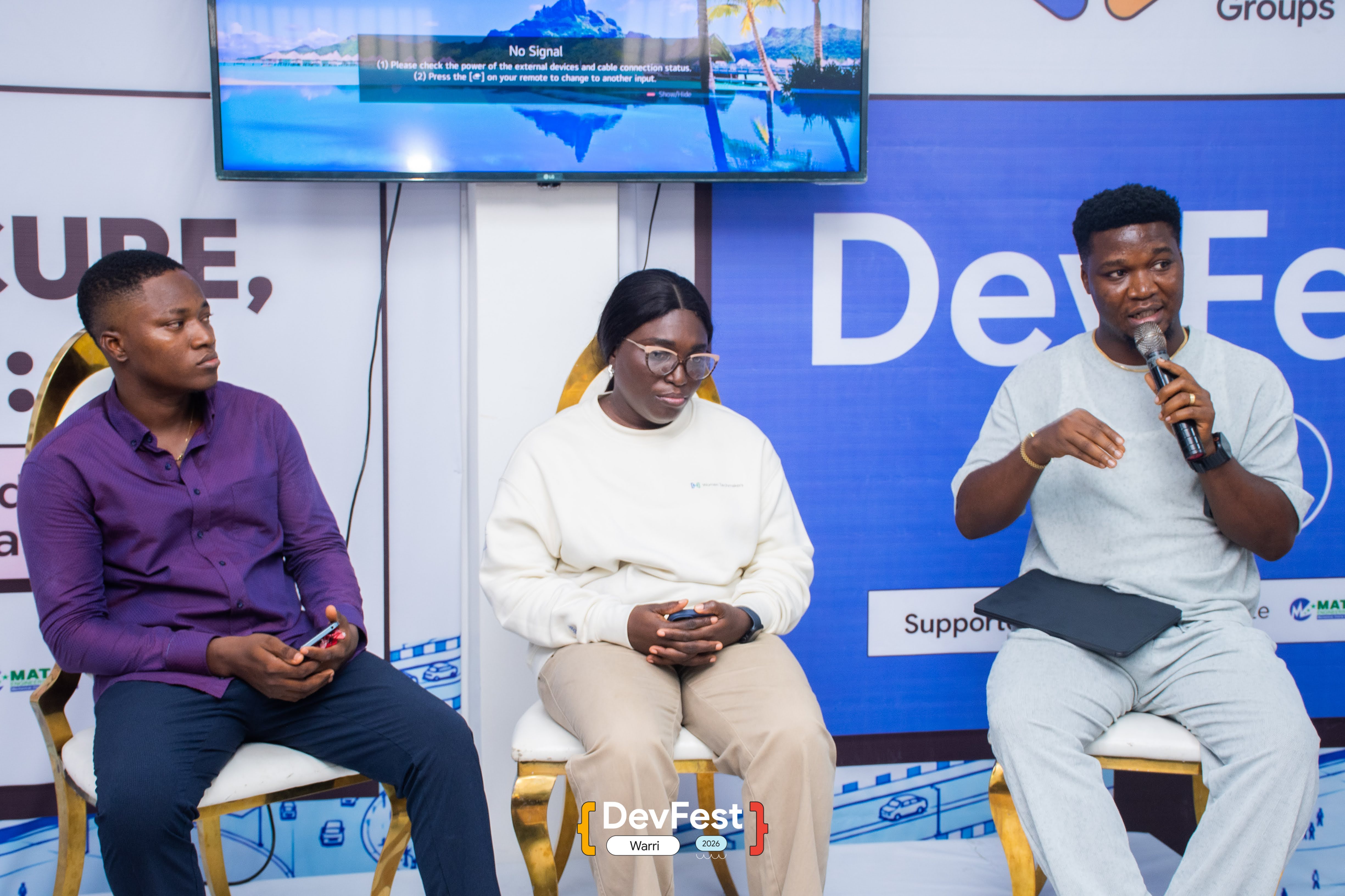 Fireside chat at DevFest Warri 2026