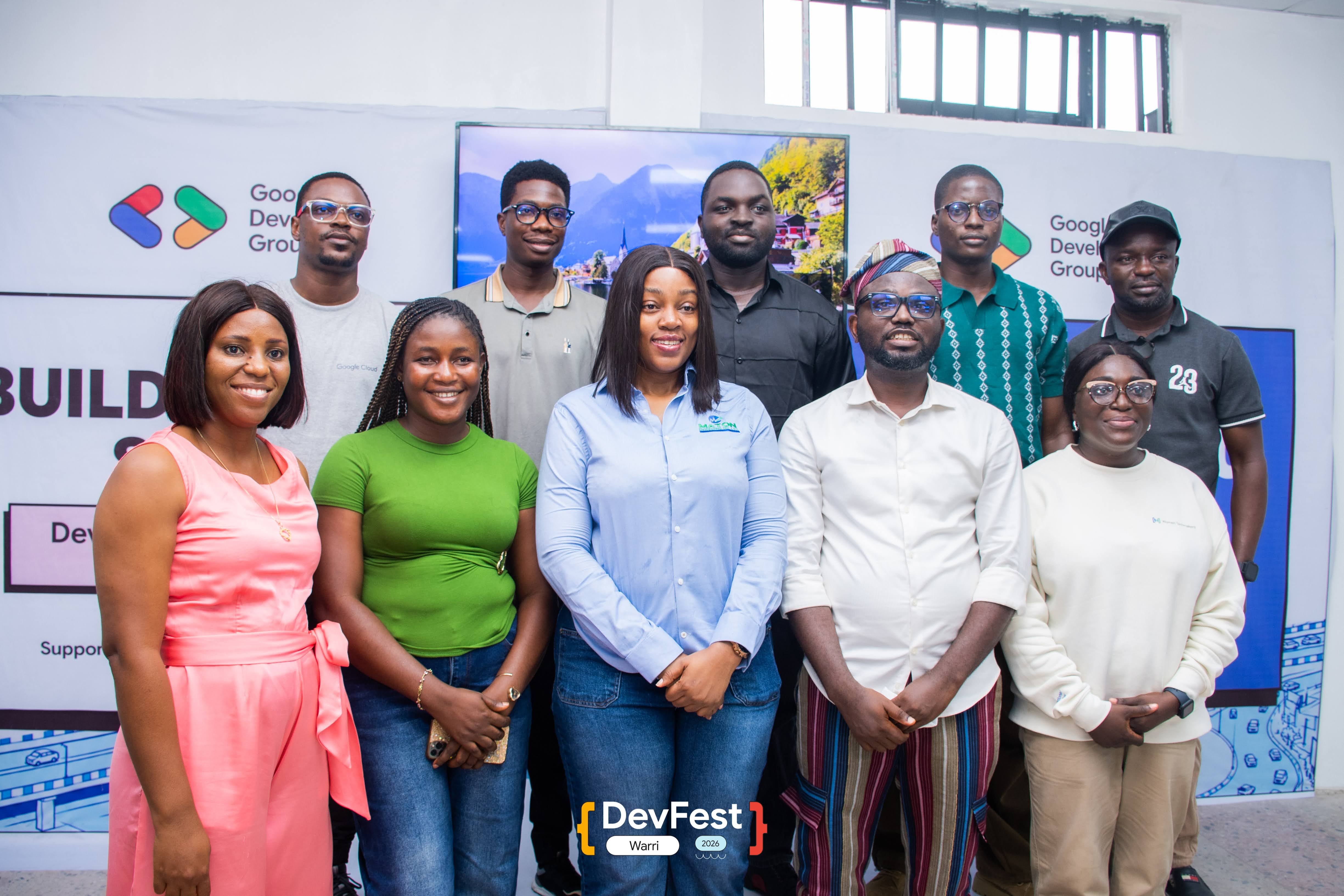 A group photo with of DevFest Warri Speakers and our special guests